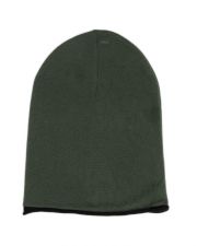 KHAKI MEN'S KNITTED HAT