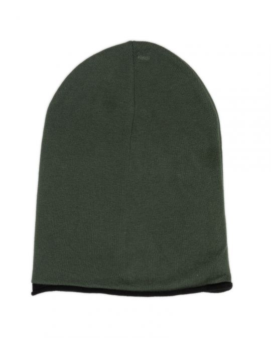 KHAKI MEN'S KNITTED HAT 1D21FW8005HA0100