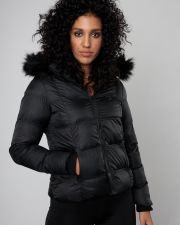BLACK WOMEN'S TRANSITIONAL JACKET