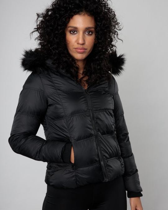 BLACK WOMEN'S TRANSITIONAL JACKET 2D21FW3525KA1600