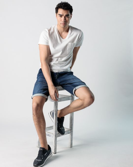 KÉK FÉRFI JOGJEANS RÖVIDNADRÁG 1D22SS1130MP7182