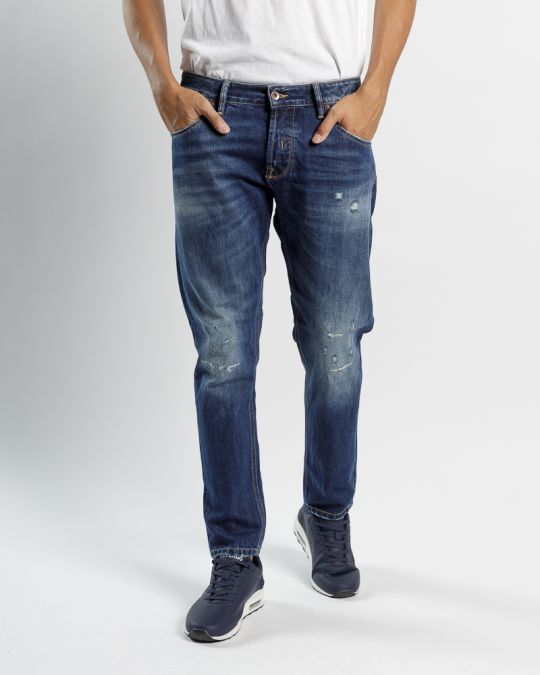 INDIGO MEN'S JEANS - BRADLEY 22070 1J22FW0026LP3974ST