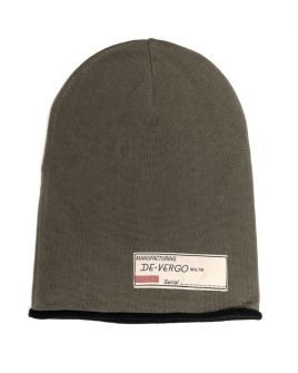 KHAKI FÉRFI KÖTÖTT SAPKA 1D22FW8003HA0100