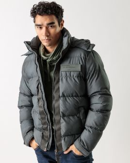 SZÜRKE FÉRFI TÉLI KABÁT 1D22FW3002KA1623