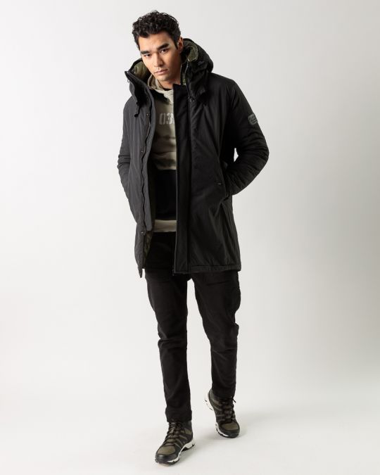 BLACK MEN'S JACKET 1D22FW3009KA1600