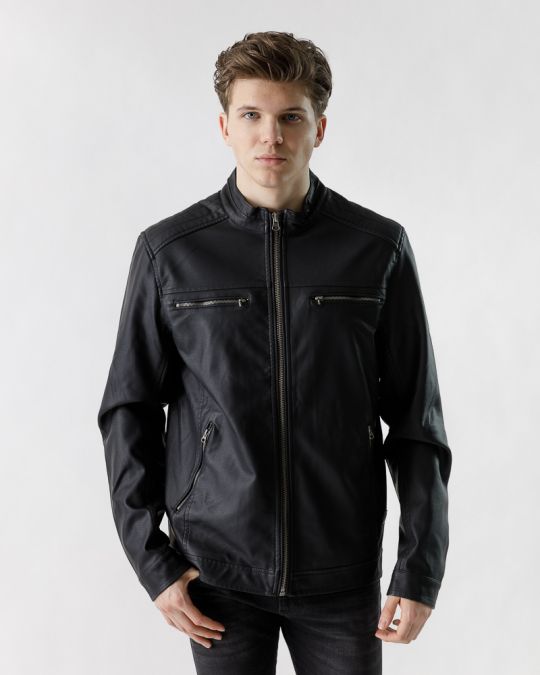 FEKETE FÉRFI HOSSZÚ KABÁT 1D23SS3020KA9000