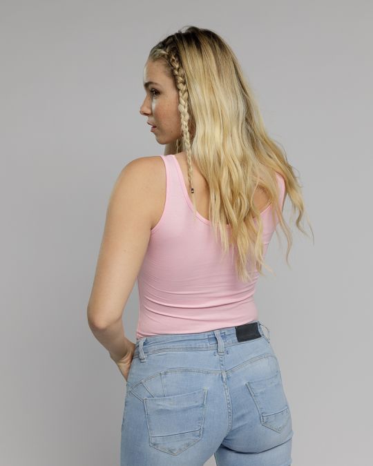 RÓZSASZÍN NŐI UJJATLAN BODY 2D23SS4532BD0205