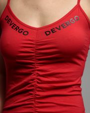 PIROS NŐI SZŰK RUHA