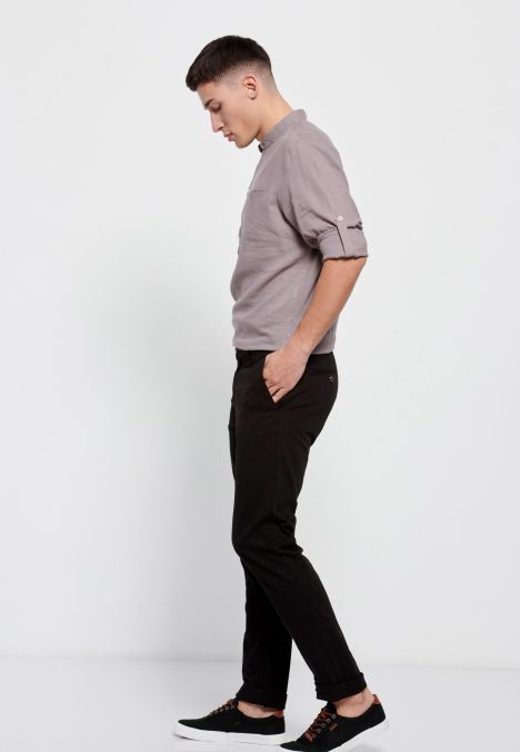 BLACK FUNKY BUDDHA  MEN'S PANTS FBM007-001-02 23SS