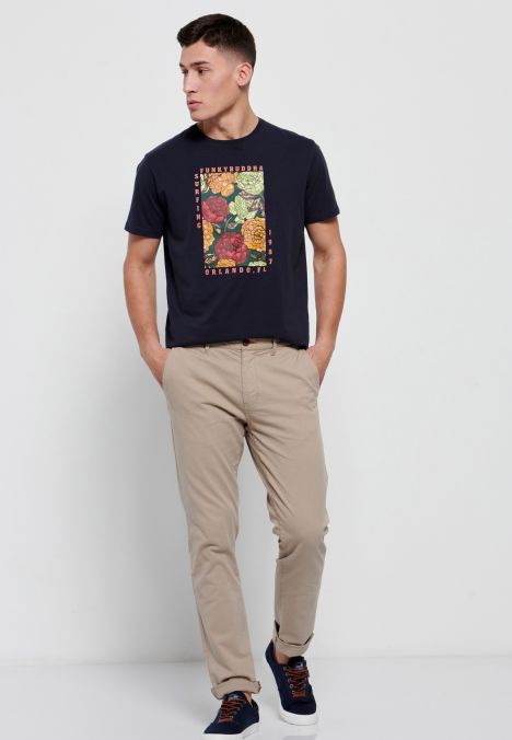 ZÖLD FUNKY BUDDHA FÉRFI NADRÁG FBM007-001-02 23SS