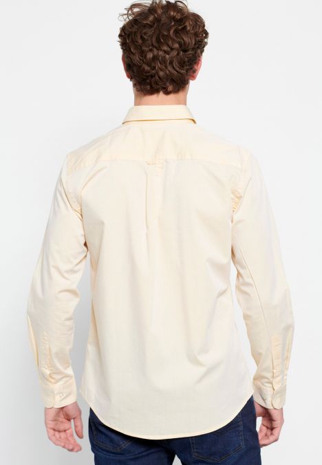 YELLOW FUNKY BUDDHA  MEN'S SHIRT FBM007-012-05 23SS