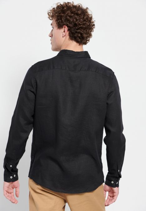 BLACK FUNKY BUDDHA  MEN'S SHIRT FBM007-001-05 23SS