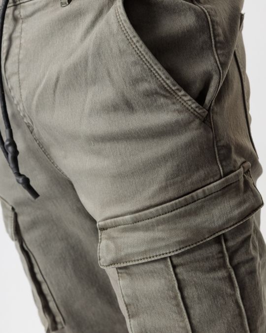 KHAKI FÉRFI JOGJEANS RÖVIDNADRÁG 1D23SS1134MP7106