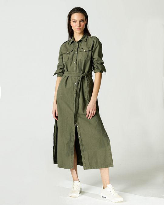 KHAKI NŐI HOSSZÚ INGRUHA 2D23SS9530DR1306