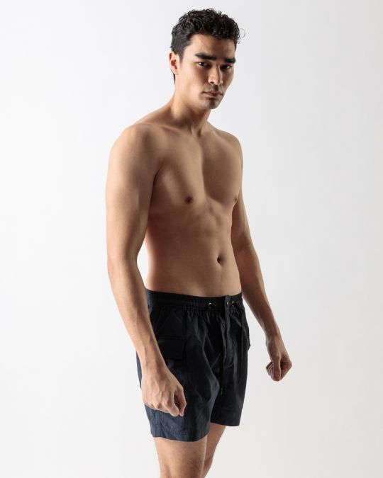 BLUE MEN'S BEACH SHORTS 1D23SS1053SP6000