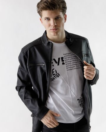 FEKETE FÉRFI HOSSZÚ KABÁT 1D23SS3020KA9000