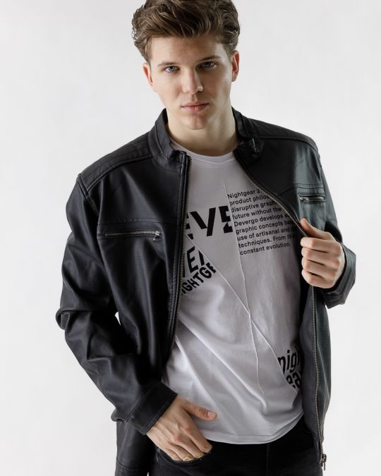 FEKETE FÉRFI HOSSZÚ KABÁT 1D23SS3020KA9000