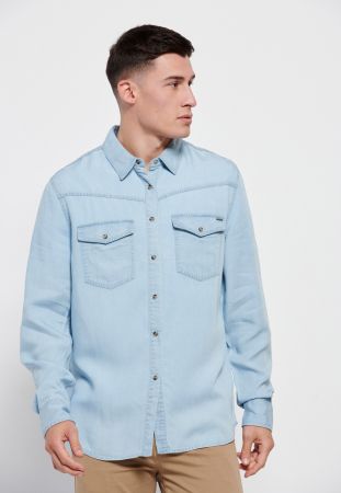 KÉK FUNKY BUDDHA FÉRFI ING FBM007-062-05 23SS