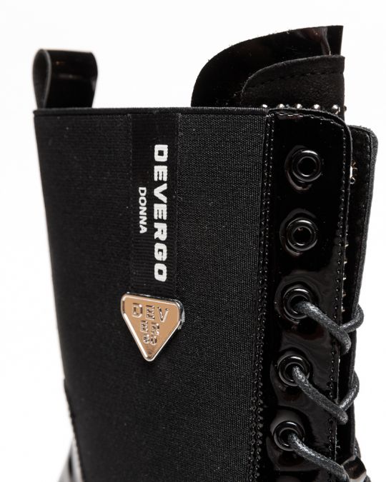 FEKETE NŐI BAKANCS - BRIDGETTE DE-DE0115PU 23FW