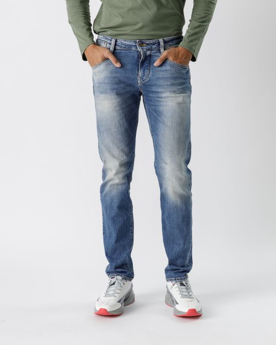 INDIGO MEN'S JEANS - FRANK 23509 1J23FW0003LP7664ST