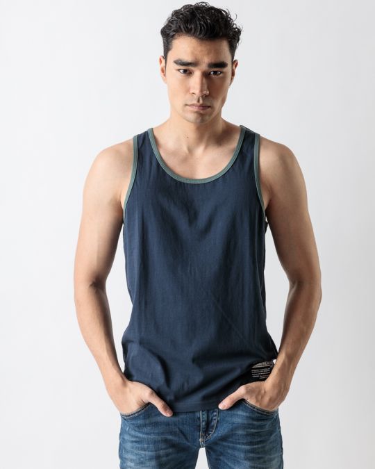 BLUE MEN'S SL T-SHIRT 1D23SS4012SL0105