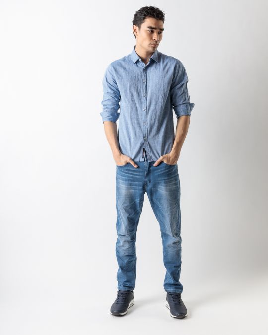 KÉK FÉRFI HOSSZÚ UJJÚ ING 1D23SS5000LS1306