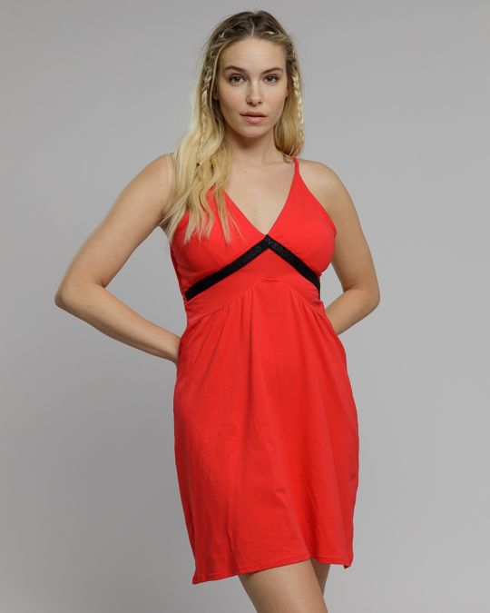 PIROS NŐI RÖVID RUHA 2D23SS9582DR0205