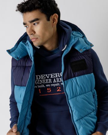 KÉK FÉRFI RÖVID MELLÉNY 1D23FW7011SL1600