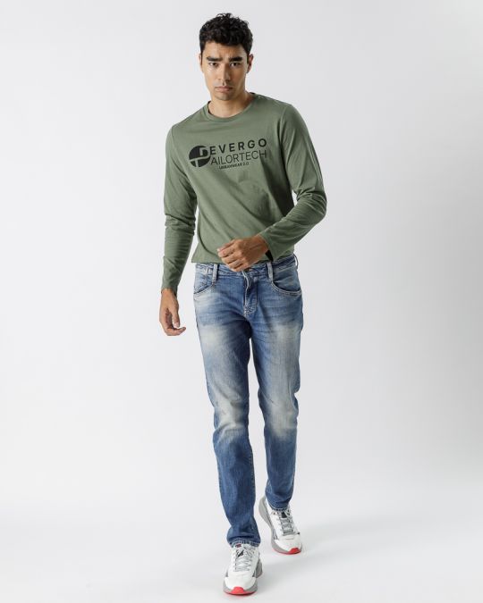INDIGO MEN'S JEANS - FRANK 23509 1J23FW0003LP7664ST