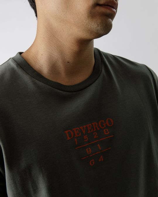 ZÖLD FÉRFI KÖRNYAKÚ PÓLÓ 1D23FW4020SS0104