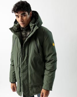 KHAKI FÉRFI TÉLI KABÁT 1D23FW3009KA1600