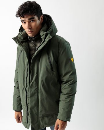 KHAKI FÉRFI TÉLI KABÁT 1D23FW3009KA1600