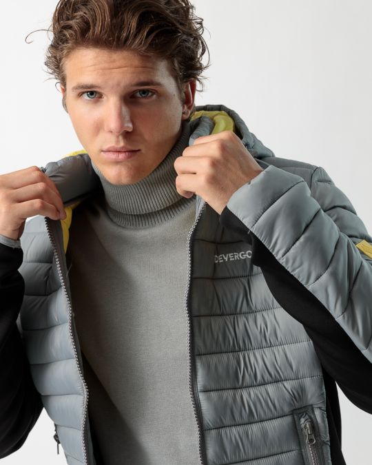 GREY MEN'S TRANSITIONAL JACKET 1D23FW7005KA1600