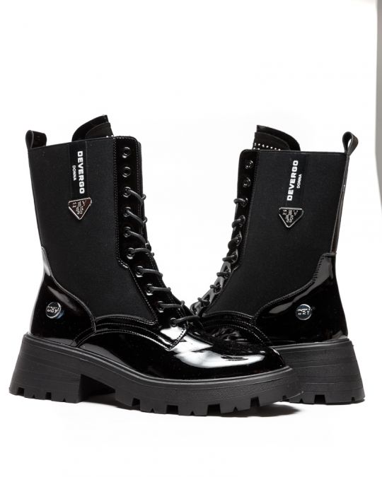 FEKETE NŐI BAKANCS - BRIDGETTE DE-DE0115PU 23FW