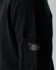 FEKETE FÉRFI KÖTÖTT PULÓVER