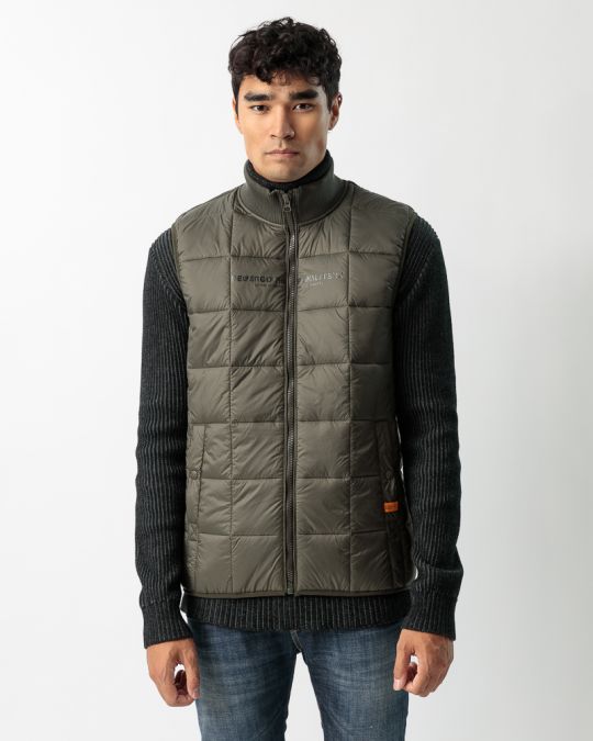 KHAKI FÉRFI RÖVID MELLÉNY 1D23FW7019SL1600