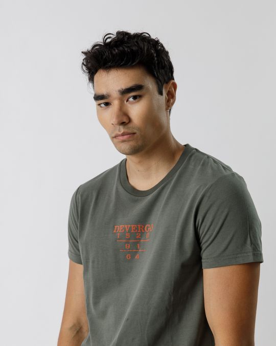 ZÖLD FÉRFI KÖRNYAKÚ PÓLÓ 1D23FW4020SS0104