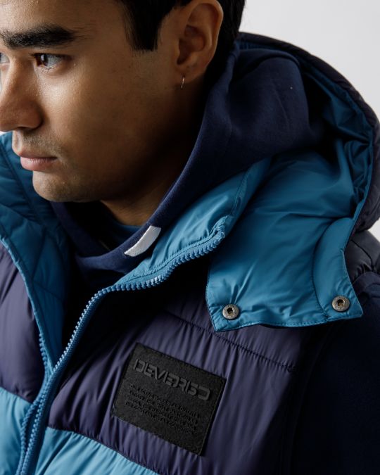 KÉK FÉRFI RÖVID MELLÉNY 1D23FW7011SL1600