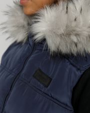 BLUE WOMEN'S SHORT VEST