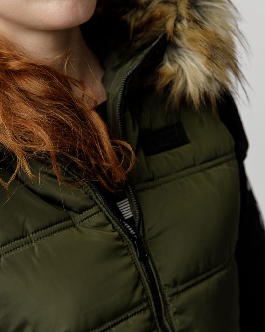 KHAKI WOMEN'S SHORT VEST 2D23FW7522SL1600