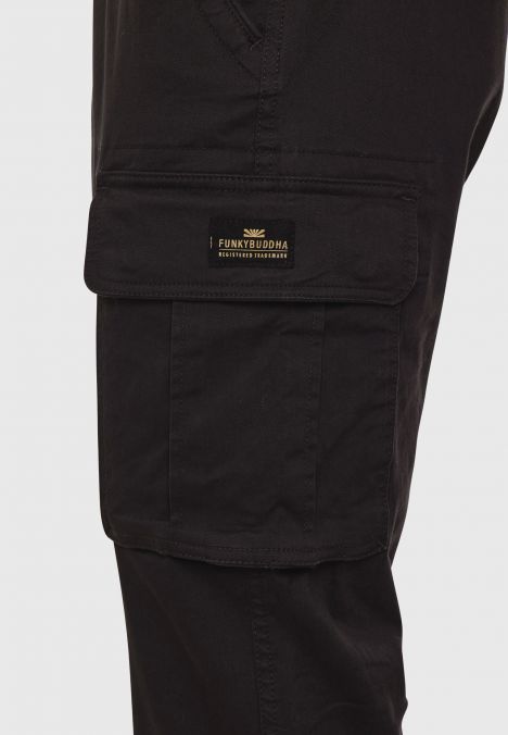 SZÜRKE FUNKY BUDDHA FÉRFI NADRÁG FBM008-002-02 23FW