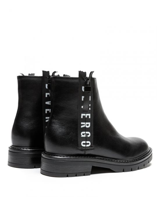 BLACK WOMEN'S BROGUE - CAREN DE-SW4533PU 23FW