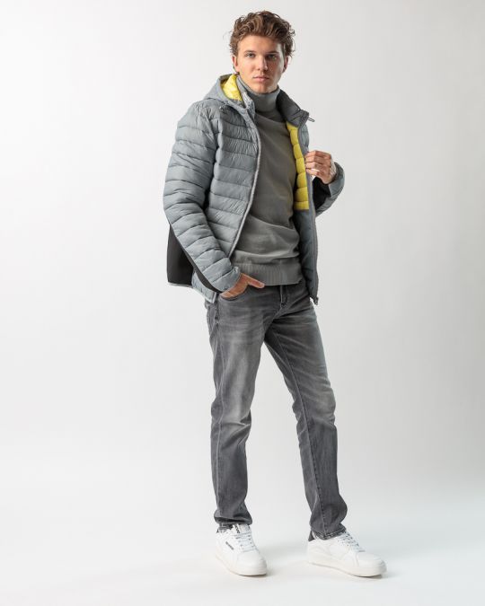 GREY MEN'S TRANSITIONAL JACKET 1D23FW7005KA1600