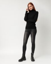 FEKETE NŐI KÖTÖTT PULÓVER