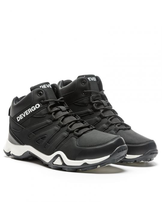 BLACK MEN'S BROGUE - DAKAR DE-WS4052PU 23FW