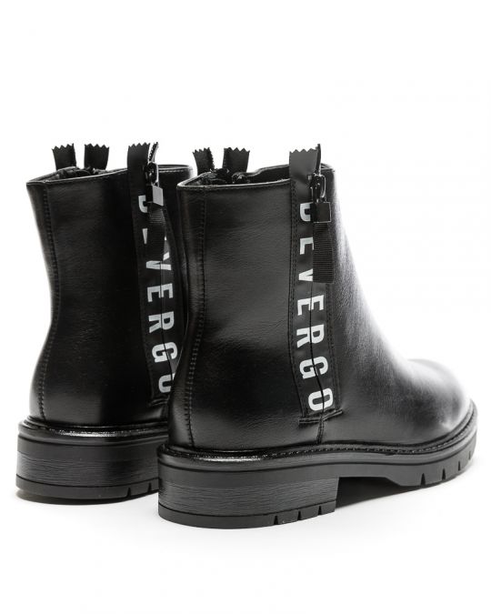 BLACK WOMEN'S BROGUE - CAREN DE-SW4533PU 23FW