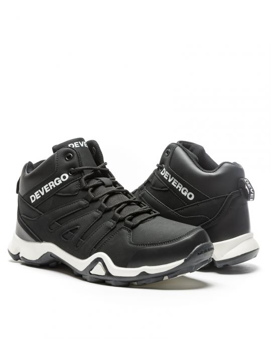 BLACK MEN'S BROGUE - DAKAR DE-WS4052PU 23FW