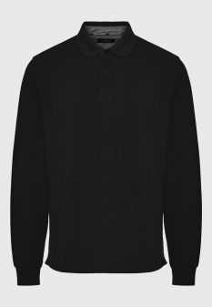 FEKETE FUNKY BUDDHA FÉRFI PÓLÓ FBM008-001-11 23FW