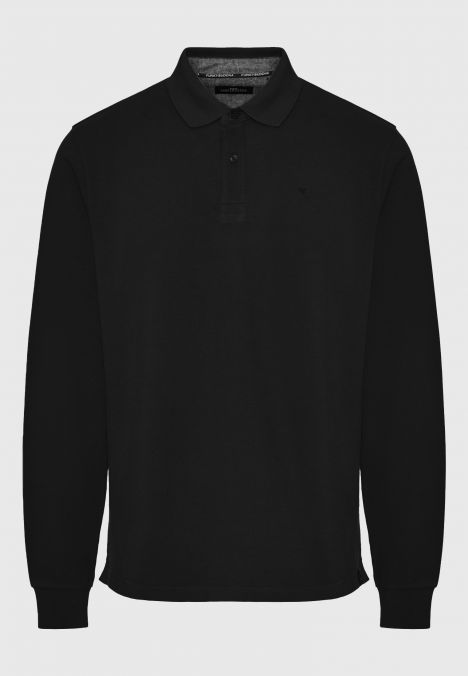 FEKETE FUNKY BUDDHA FÉRFI PÓLÓ FBM008-001-11 23FW