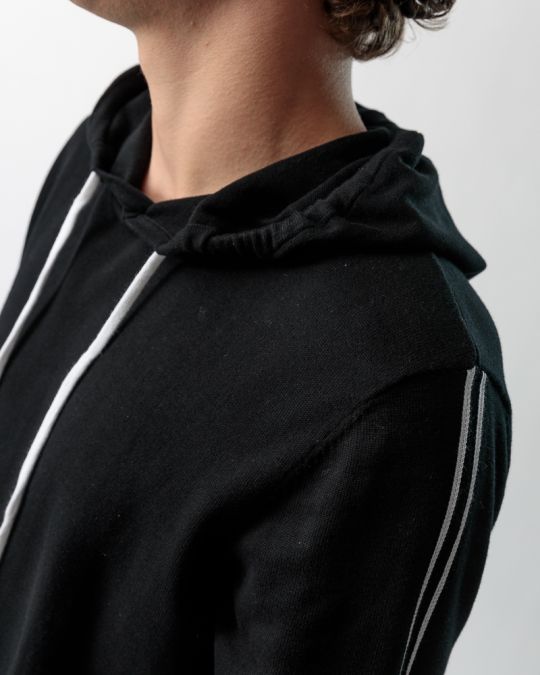 FEKETE FÉRFI KÖTÖTT PULÓVER 1D23FW6000LS1101